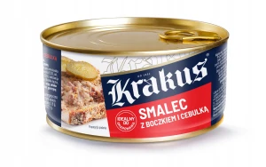 Konserwa KRAKUS Smalec z boczkiem i cebulką 300g